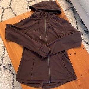 Lululemon zip up jacket - Dark Mauve - Size 10
